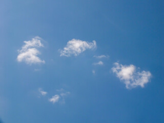Photo of a blue sky with clouds
