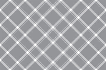 Tartan plaid background, diagonal check seamless pattern. Vector fabric texture for textile print, wrapping paper, gift card, wallpaper.