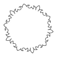 frame  with ethnic decor vector background