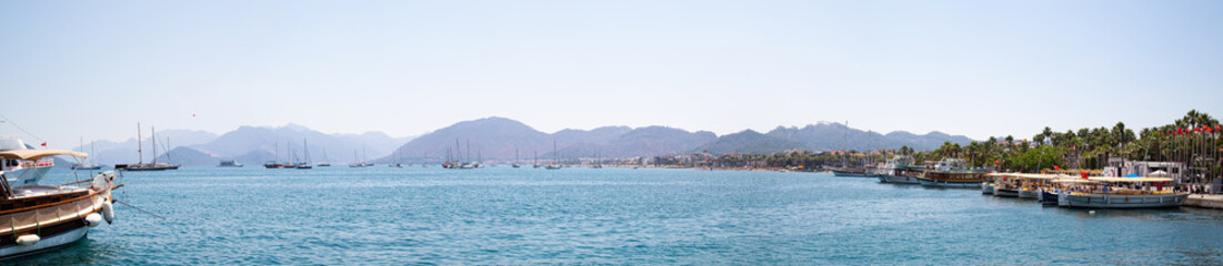 Fototapeta premium Seascape and architecture Turkey