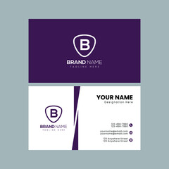Professional Business Card Template. Corporate Business Card Template. Vector Business Card