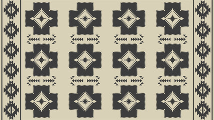 Jamdani Fabric Pattern Design Illustration
