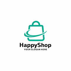 Online shop logo. Online shopping icon. Ecommerce, Online store, Online marketing logo. Business, Web, Digital, Network, Technology logo.