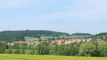 Fototapeta na wymiar Dodenhausen im Kellerwald