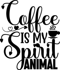 Obraz premium Coffee svg design files cut