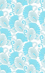 seamless pattern with flowers