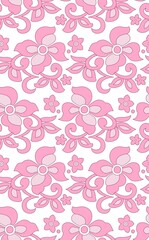 seamless pattern with flowers