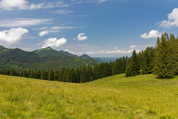 alpine landscape near Hintersee in Austria