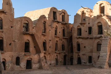 Ksar Ouled Soltane - fortified granary - Tataouine  - Southern Tunisia