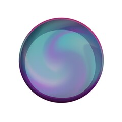 Bright colorful fortune telling ball. Magic ball illustration. Energy mysterious globe, magical crystal glass prediction supernatural orb