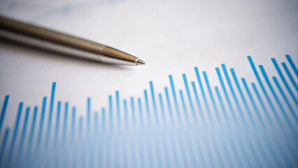 Business diagram and analysis report, statistics data
