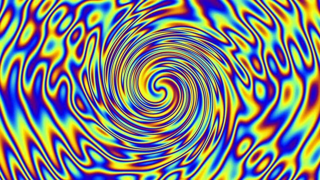 Sixties hippy style psychedelic multi colored animation background