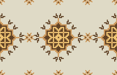Geometrics ethnic Navajo fabric pattern design. Design for background, carpet, floor, fabric, clothing, vector illustration.