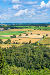 Agriculture area from a aerial view