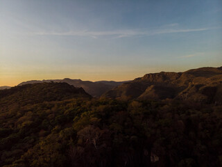 Obraz premium sunset in the mountains