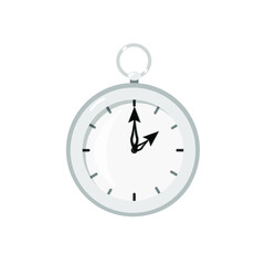 
clocks on the white background