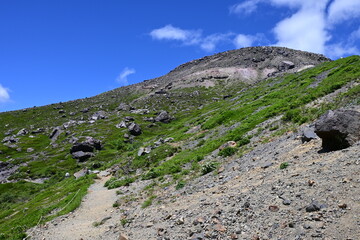 那須岳（茶臼岳）への登山道
