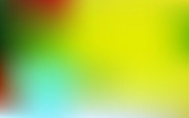 Light green, yellow vector gradient blur pattern.