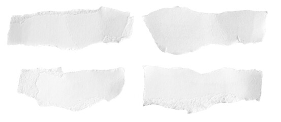 white paper on a white isolated background