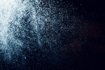 Dark blue bokeh glitter texture backgrounds