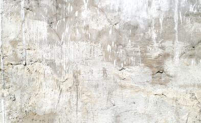 White grey cement abstract background. white plastered concrete texture