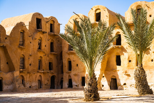Ksar Ouled Soltane - fortified granary - Tataouine  - Southern Tunisia
