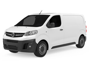 Delivery Van Isolated