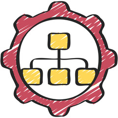 Organisational Management Icon