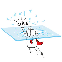 Joe is breaking the glass ceiling. It is a concept. That's means all is possible !