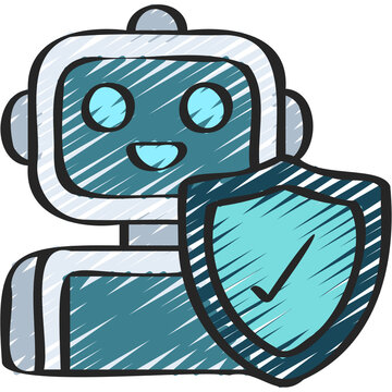Security Robot Icon