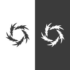 vortex vector illustration icon