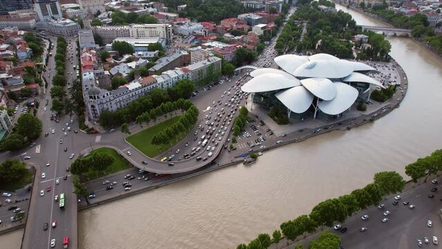 River And Transport In The City