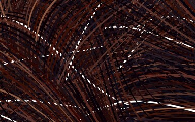 Dark Red vector background with wry lines.