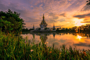 Wat Thung Setthi is one of the most beautiful sculptures in Thailand, Tambon Phra Lap, Amphoe Mueang Khon Kaen, Changwat Khon Kaen, Thailand.