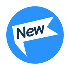 Badge, new, sticker icon