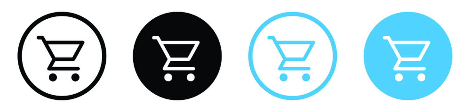add to shopping cart icon, caddie shop basket symbol . online buying sign