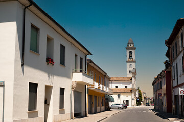 street in the old Italian commune 