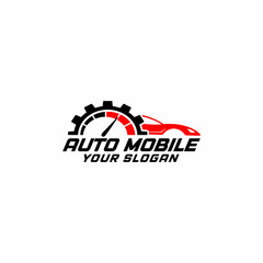 Auto service logo template, Perfect logo for business related to automotive industry