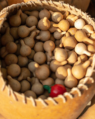 gourds in a basket