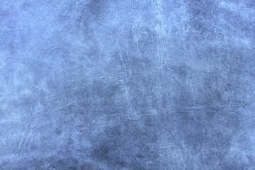 Beautiful blue background with leather texture with blue veins of blue leather as sample of blue background from natural leather or sample of backgroundtexture of leather for natural background