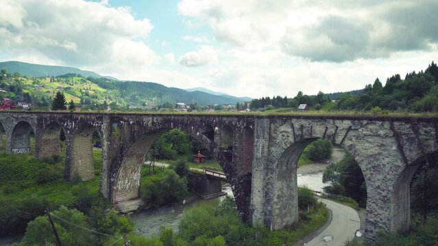 Abandones Railway Bridge in Mountains