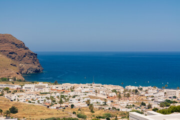 Fototapeta na wymiar view of the coast of the region sea- Cabo de Gata, Almería