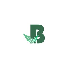 letter B logo vector illustration design