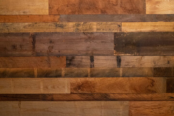 Reclaimed Wood Wall Paneling Background