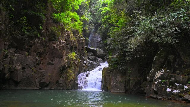 Beautiful waterfall at Namtok phlio National Park chanthaburi thailand.Namtok Phlio National Park is a national park in Chanthaburi Province, Thailand
