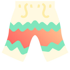 shorts gradient icon