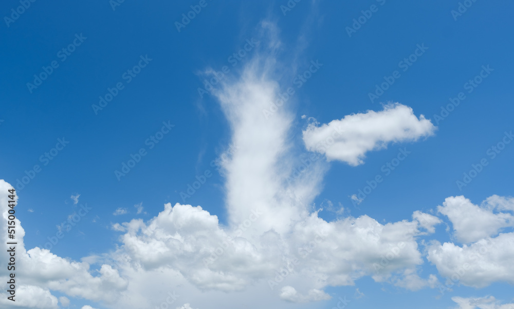 Canvas Prints many small clouds in blue sky.summer cloudy.white clouds floating in the sky