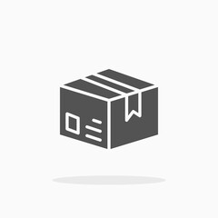 Package Delivery glyph icon. Can be used for digital product, presentation, print design and more.