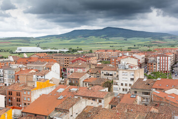 Obraz premium view of the town of Santo Domingo de la Calzada, Spain