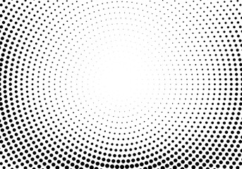 Abstract circular decorative dotted background